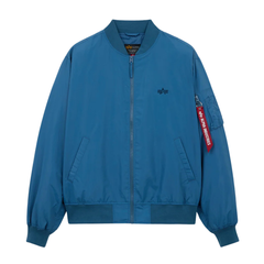 Бомбер Alpha Industries Logo L-2B Hunter Relaxed Denim Blue (Синий)