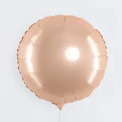 Шар F 18''/46 см, Круг, Макарунс, Пудровый.