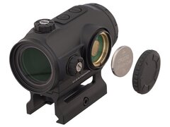 Коллиматорный прицел Gaut Tourmaline 1x25, закрытого типа, точка 3 МOA, зелёная, 8+2NV, датчик движения,Weaver/Picatinny, 153/165г
