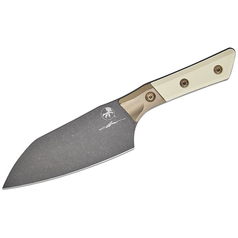 Кухонный нож Microtech Santoku, сталь M390MK, 3200B-1DLCIVS