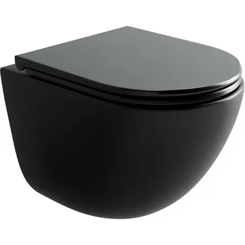 Ceramica Nova Vogue CN4008TMB Унитаз подвесной, цвет: черный матовый