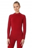 Женское теплое термобелье лонгслив Brubeck Extreme Thermo red - 1