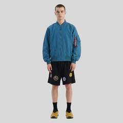 Бомбер Alpha Industries Logo L-2B Hunter Relaxed Denim Blue (Синий)