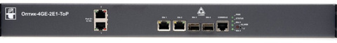 Мультиплексор-коммутатор НПО Телеком Оптик-4GE-2E1-ToP