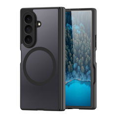 Усиленный чехол черного цвета с MagSafe для Samsung Galaxy Z Fold 8 Ultra, серия Expn Series Magnetic от Dux Ducis