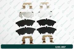 Комплект пластин для тормозных колодок G-brake GHK-007
