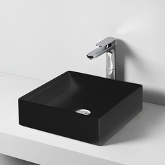 ArtCeram Scalino SCL001 03 00 NERO Раковина накладная, 38x38, цвет: чёрный фото