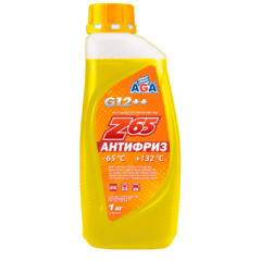 ОЖ Антифриз готовый AGA Z-65 G12++ желтый (1кг)