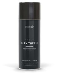 Эмаль аэрозольная Elcon термостойкая до + 1000°С черная 520 мл