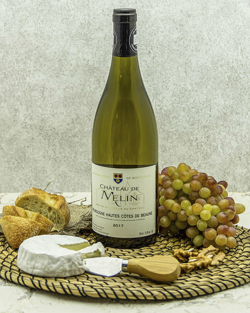 Вино Chateau De Melin Шато де Мелан Бургундия Хойт Кот де Бон Белое Cухое 2017 г.у. 12,5% 0,75 л, Франция