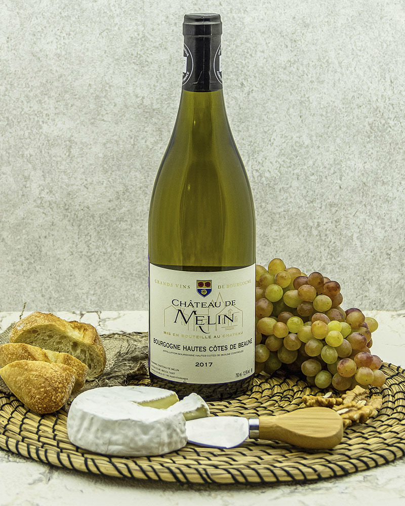 Вино Chateau De Melin Шато де Мелан Бургундия Хойт Кот де Бон Белое Cухое 2017 г.у. 12,5% 0,75 л, Франция