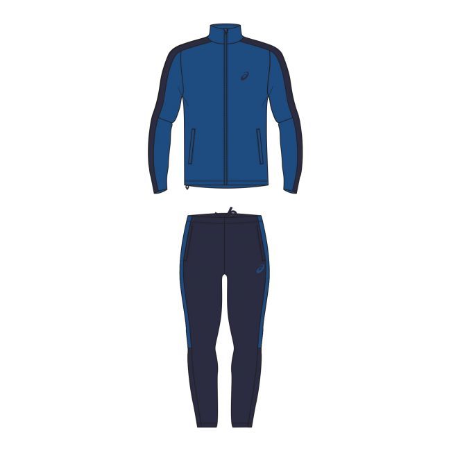 Asics Lined Suit спортивный костюм мужской синий - 4