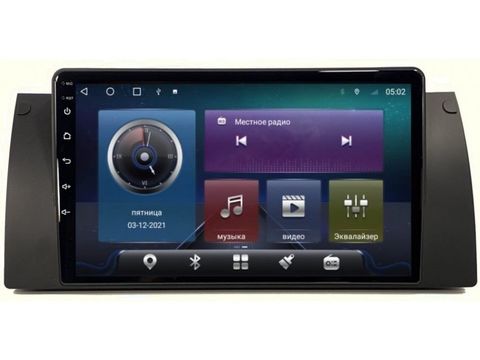 Магнитола для BMW 5 E39/X5 E53 Android 11 4/64GB QLED DSP 4G модель CB-2062TS18
