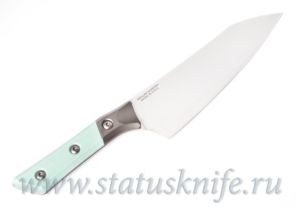 Нож Microtech Kitchen Chef Caribbean Blue 3000B-10CA Bolster