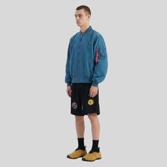 Бомбер Alpha Industries Logo L-2B Hunter Relaxed Denim Blue (Синий)
