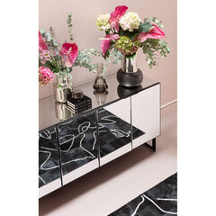 Комод широкий Soran Black 160 см