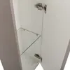 BelBagno KRAFT-1600-1A-SC-СO Шкаф подвесной с фрезер. ручк. с торца фасада с одной распашн. дверцей доводч.,с 2 пол-ми, универ.,330x300x1600,Бежевый Мат.