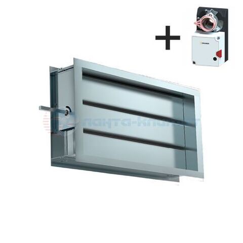 Клапан воздушный Shuft с электроприводом Gruner DRr 600x350+227-230-05