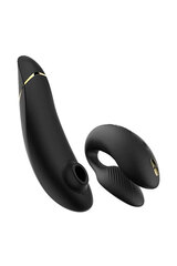 Набор для пар WOW Golden Moments 2 Collection: клиторальный стимулятор Womanizer PREMIUM 2 + вибратор для пар We-Vibe Chorus