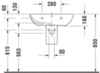 Duravit ME by Starck 2335650030 Раковина