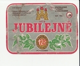 K15302 ЧССР Чехословакия Пивная этикетка JUBILEJNE K15302 ЧССР Чехословакия Пивная этикетка JUBILEJNE
