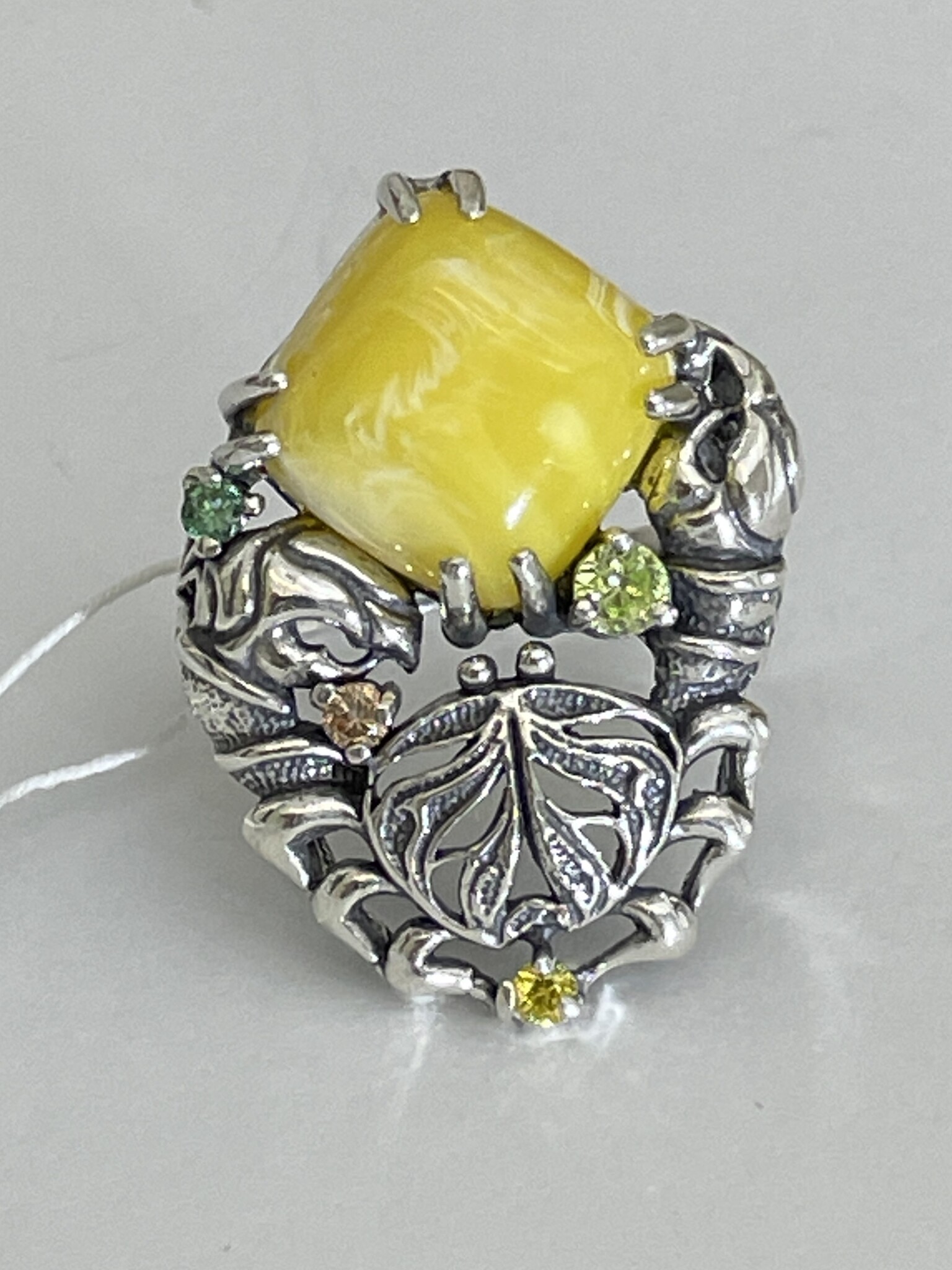 Краб (кольцо из серебра)