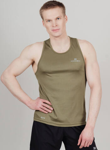 Мужская беговая майка Nordski Run olive