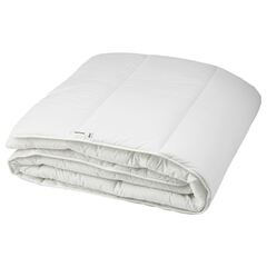 Евро одеяло IKEA SMASPORRE (СМОСПОРРЕ), Летнее, Белый, 220x240 см