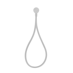 Gessi Hi-Fi 63099#279 Душевой магнитные комплект, состоящий из вывода воды, держателя, шланга 1,50 м и лейки, цвет: White CN фото