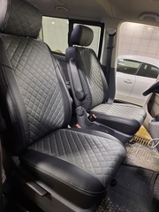 Чехлы на Volkswagen T5 микроавтобус Multivan / Caravelle / Transporter 2009–2015 г.в.