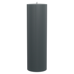Декоративная свеча 6х20см SCANDYLAB Empire Grey SL-EL03