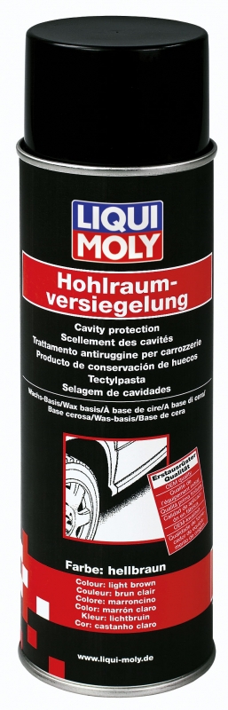 Антикор для пустот кузова воск Liqui Moly Hohlraum Versiegelung Spray hellbraun светло-желтый 500гр