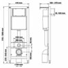 Berges 43361 Комплект : инсталляция АТОМ Line кнопка хром глянец, унитаз QUATTRO S Rimless 49 см, сидение тонкое дюропласт микролифт, быстросъём