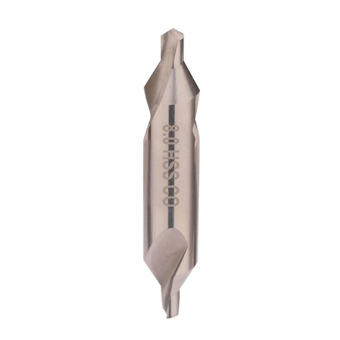 Сверло центровочное 8,0x80,0мм S=20,0мм №А HSSE-Co5 DIN333 H-Tools 11-036-LC012