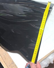 Ветровое стекло для Kawasaki ER6F 2009 - 2011 г.в. / черное