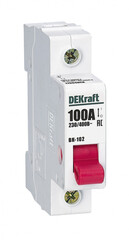 17004 Выключ.нагрузки BH102-1P-100A DEKraft