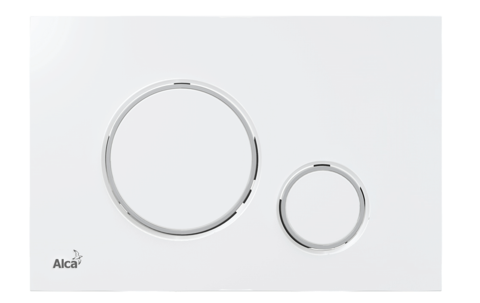 Alcaplast M770 Кнопка управления для скрытых систем инсталляции, белый/хром-глянец
