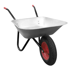 Тачка садовая 1-колес., 90кг/65л/0,6мм/ 13"(3.00х8)2PR