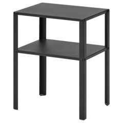 Прикроватный столик IKEA KNARREVIK (КНАРРЕВИК), Черный, 37x28 см