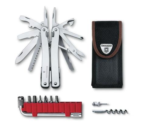 Мультитул Victorinox SwissTool Spirit X Plus, 105 mm, 35 функций, нейлоновый чехол (3.0235.N)