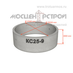 Кольцо колодезное стеновое КС25-9