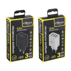 FORZA Зарядное устройство 3 USB, 3.4А