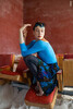 2 Sleeves leotard | sky