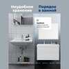 Aquanet 365922 Тумба с раковиной Nova Lite 2.0 90 L 2 ящ. цв. белый глянец (365922)