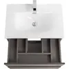 BelBagno KRAFT 39-700/390-2C-SO-GSO База под раковину подвесная с фрезерованными ручк. по всей дл. фасада с 2 выкатн. ящ.,Темно-Серый Мат.,700x395x500