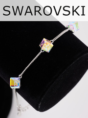 Браслет Миражи с кристаллами-хамелеонами Swarovski