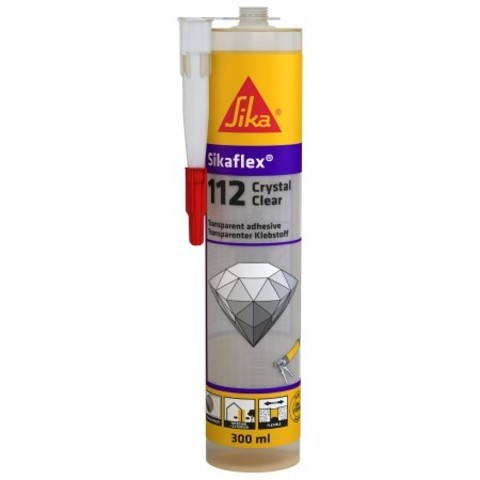 Клей-герметик многоцелевой прозрачный Sika Sikaflex Crystal Clear / Зика Зикафлекс Кристал Клир