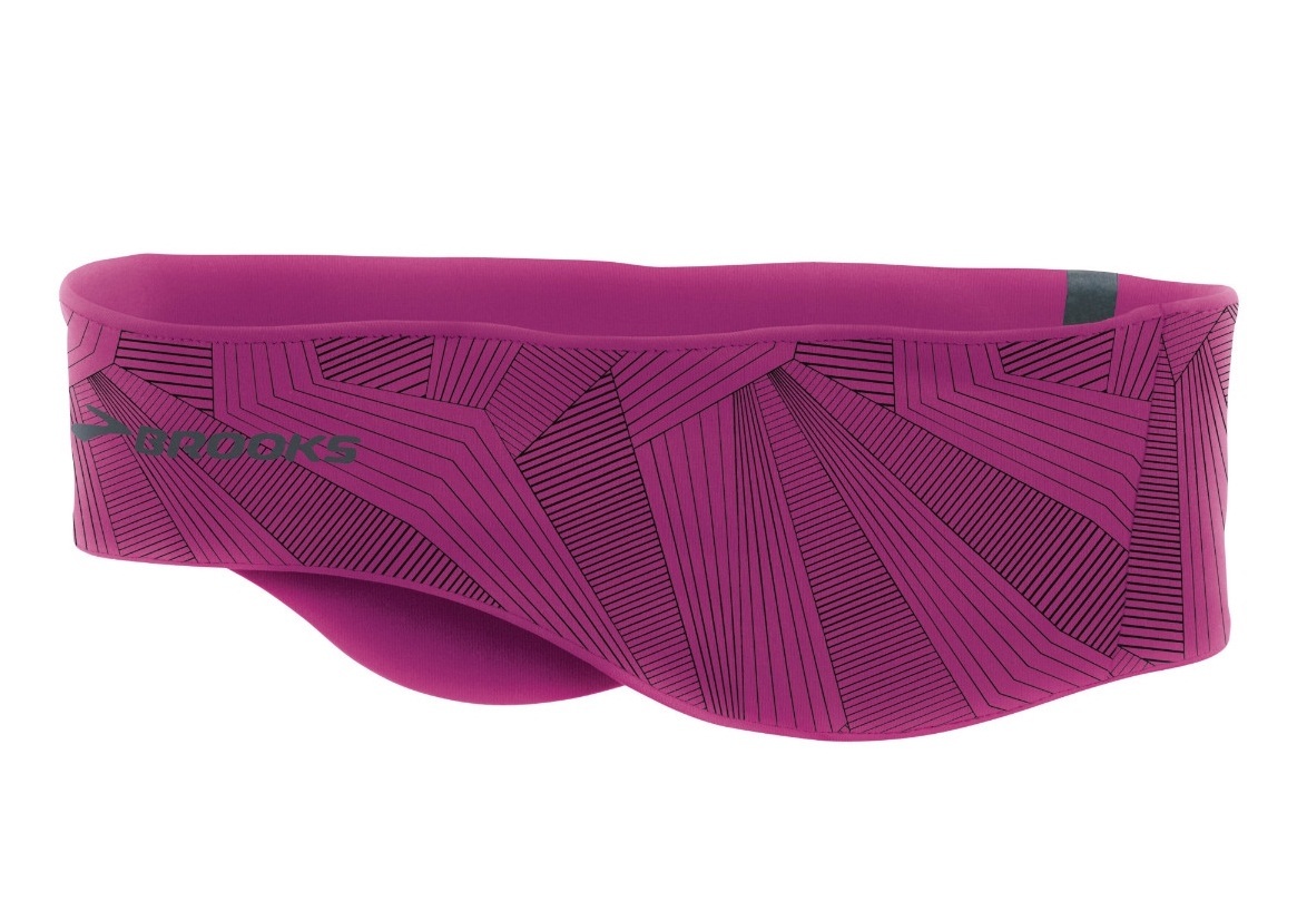 BROOKS GREENLIGHT HEADBAND CURRANT повязка на голову - 3