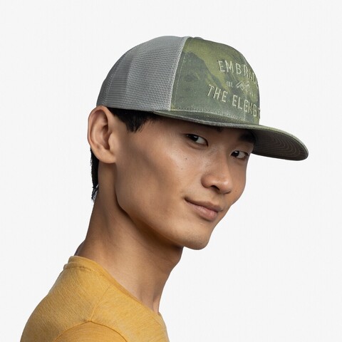 Картинка кепка Buff Explore Trucker Cap Tery Forest - 2