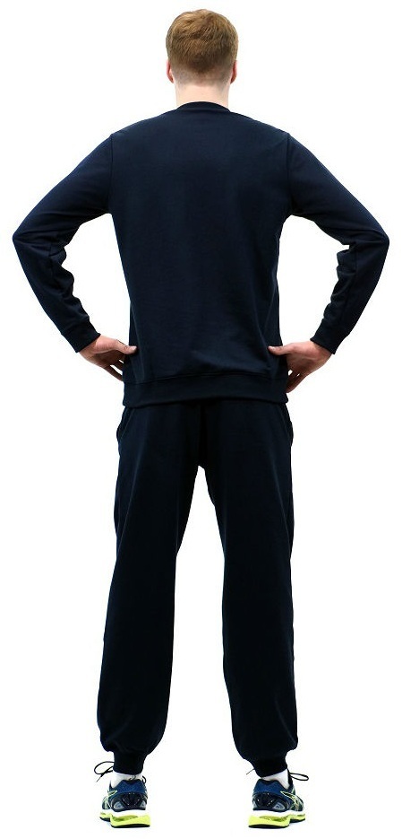 Asics Sweater Suit мужской спортивный костюм синий - 2